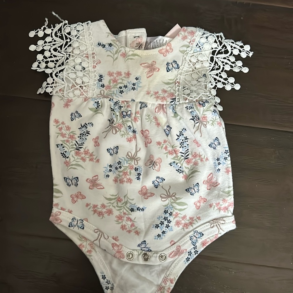 Little Lass 3-6 months onesies